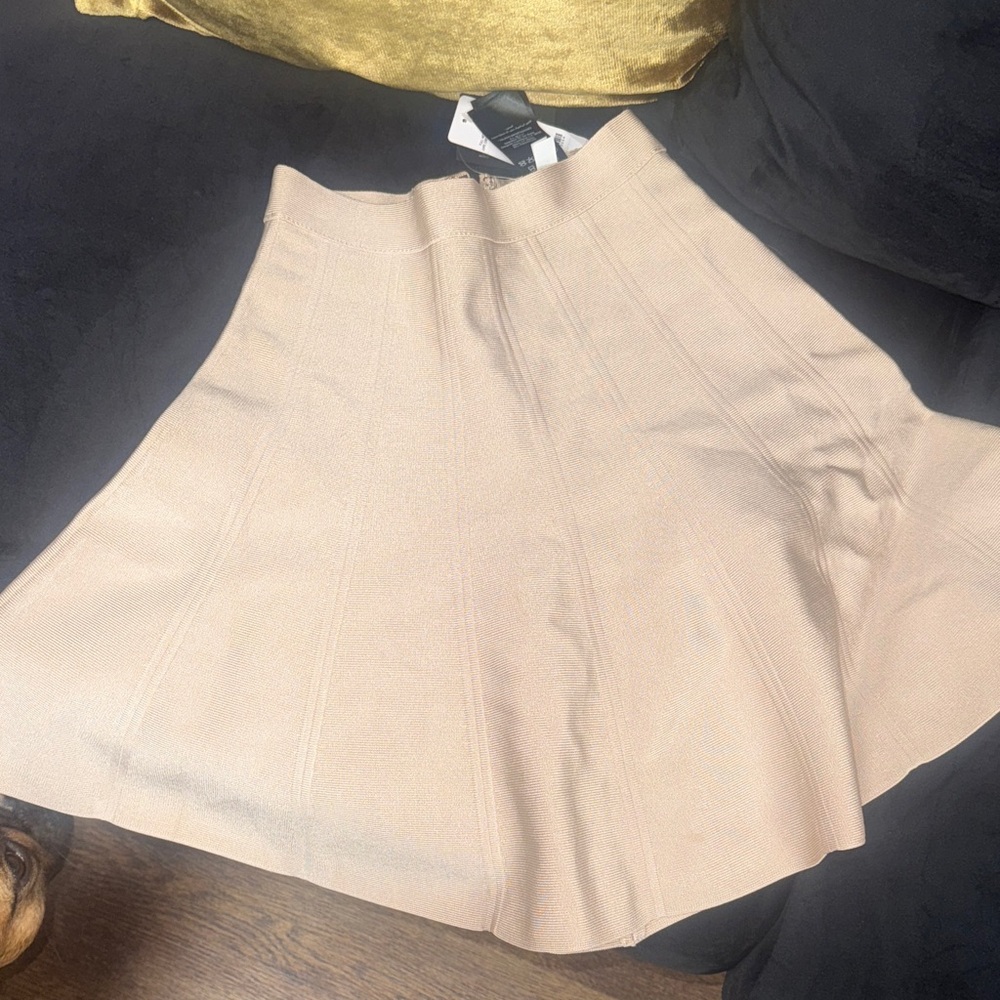 Bebe Cream A-Line Women's Skirt